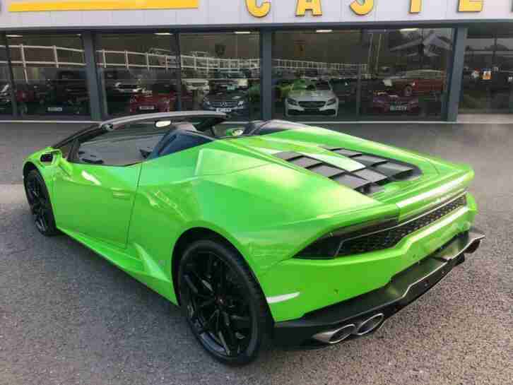 2016 16 LAMBORGHINI HURACAN 5.2 LP 610-4 SPYDER 2D AUTO 610 BHP