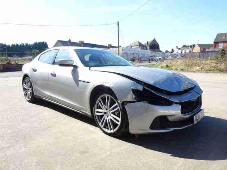 **2016 16 REG** MASERATI GHIBLI 3.0TD DV6 DIESEL AUTO NEW SHAPE DAMAGED SALVAGE