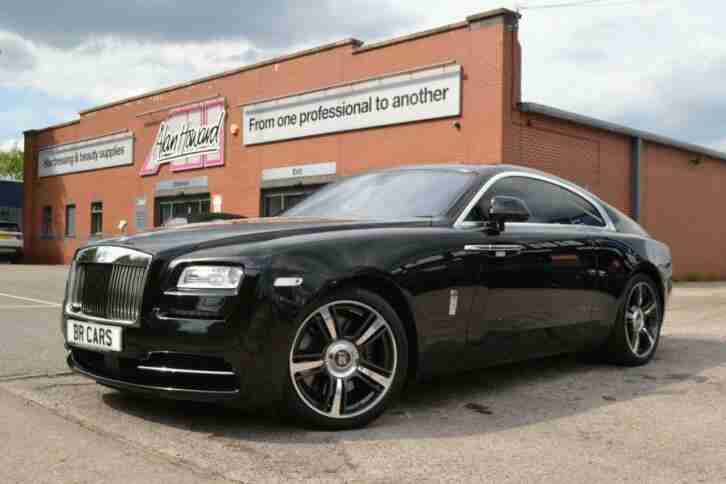 2016 16 ROLLS-ROYCE WRAITH 6.6 V12 2D AUTO 624 BHP, BLACK, WITH 2 TONE INTERIOR