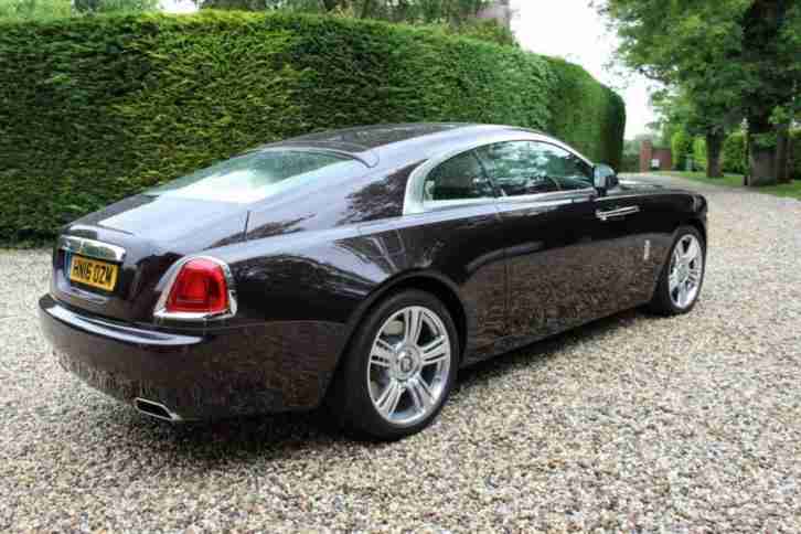 2016 16 ROLLS-ROYCE WRAITH 6.6 V12 RHD 2D AUTO 624 BHP