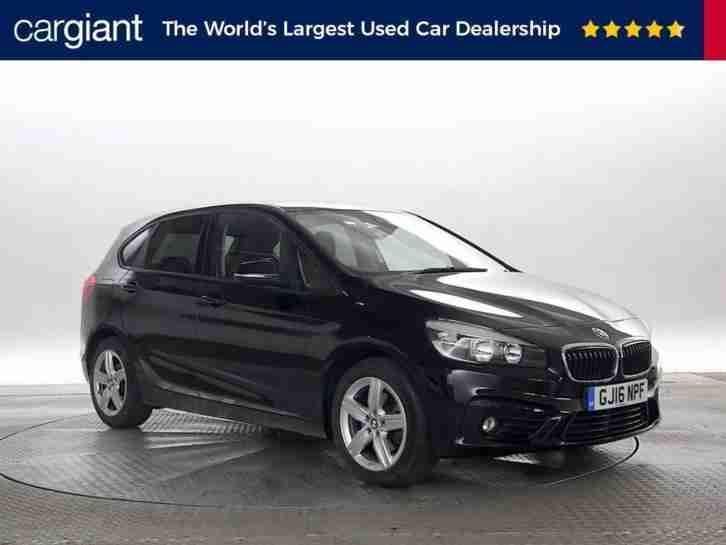 2016 (16 Reg) BMW 218i 1.5 Sport Active Tourer Black 5 STANDARD PETROL MANUAL