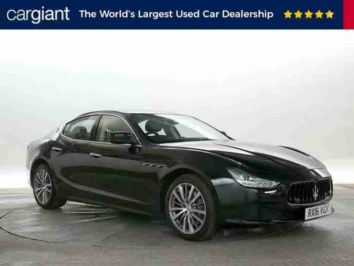 2016 (16 Reg) Maserati Ghibli 3.0 V6 D Black DIESEL AUTOMATIC