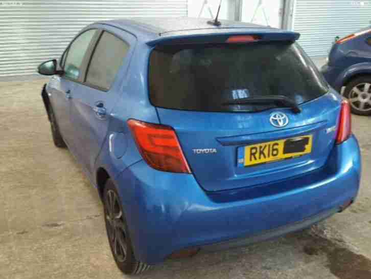 2016 16 Toyota Yaris 1.4 D 4D Design Diesel Damaged Repairable Salvage