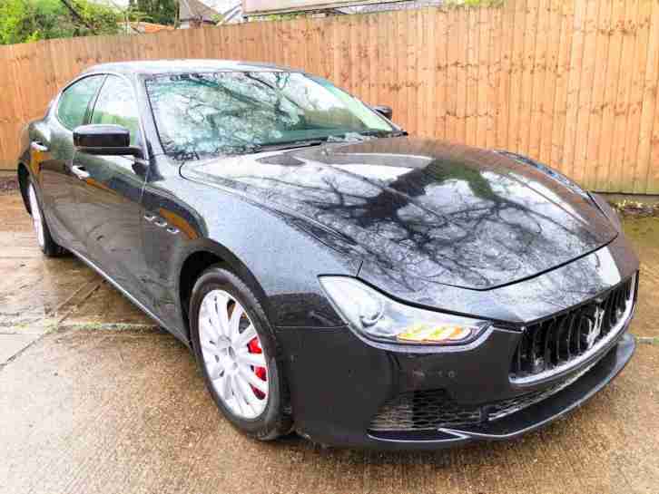 2016 65 REG MASERATI GHIBLI 3.0i V6 AUTO NEWSHAPE DAMAGED REPAIRABLE SALVAGE