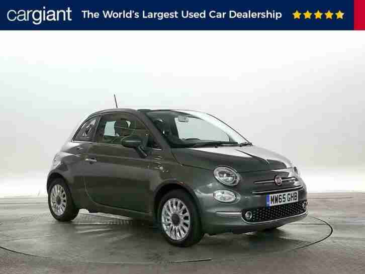 2016 (65 Reg) Fiat 500 1.2 Lounge Tech House Grey 3 STANDARD PETROL MANUAL