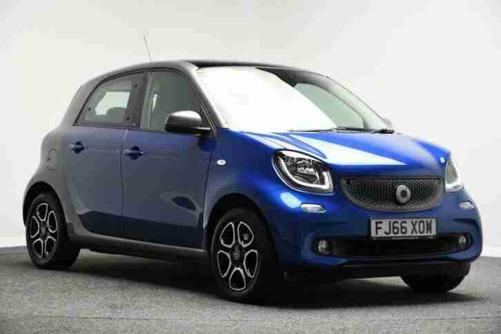 2016 66 SMART FORFOUR PANORAMIC ROOF 0.9 PRIME PREMIUM PLUS T 5D 90 BHP