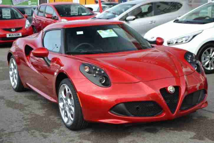2016 Alfa Romeo 4C TBI Petrol red Semi Auto