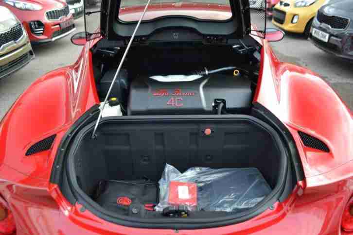 2016 Alfa Romeo 4C TBI Petrol red Semi Auto