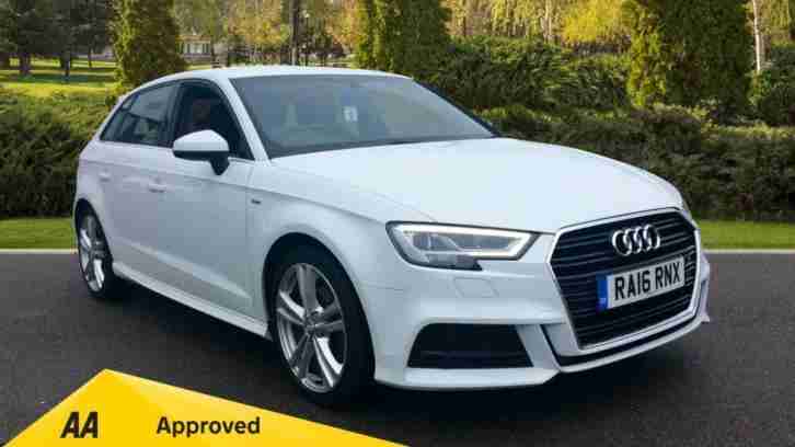 2016 A3 1.4 TFSI S Line 5dr Manual