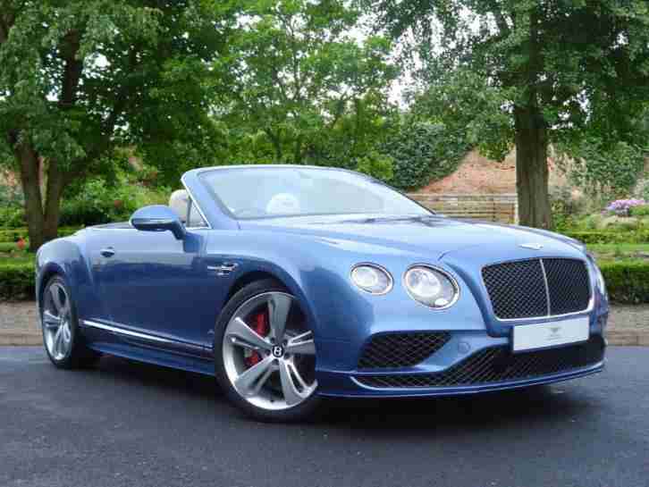 2016 Bentley Continental GT SPEED Petrol blue Automatic