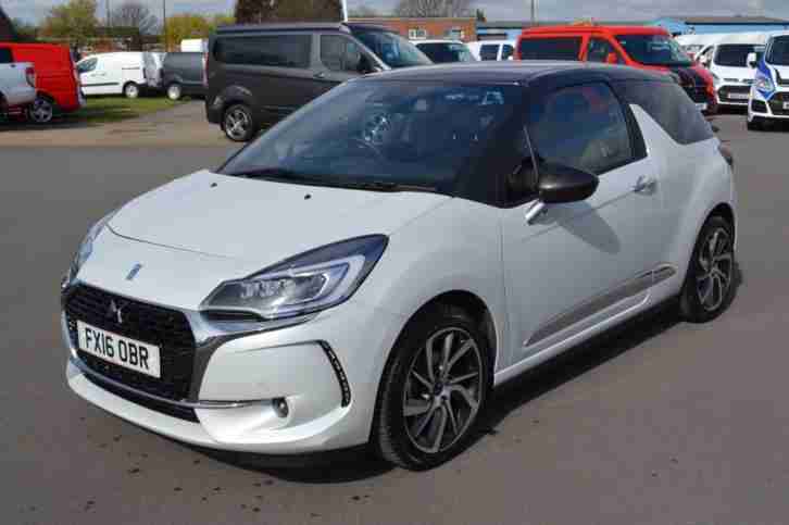 2016 DS Ds 3 BLUEHDI PRESTIGE S/S 1.6l Diesel Engine. 120PS. Ex Demonstrator. Na