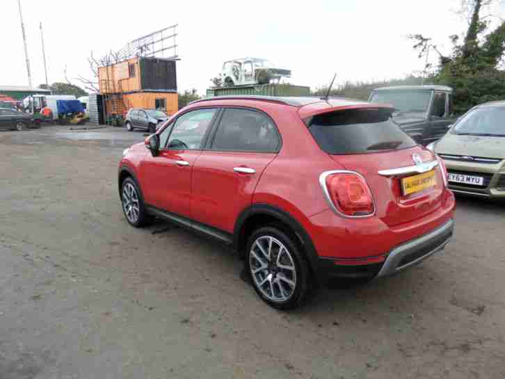 2016 FIAT 500X CROSS + MULTIJET 1.6 DIESEL 6 SPEED DAMAGED REPAIRABLE SALVAGE