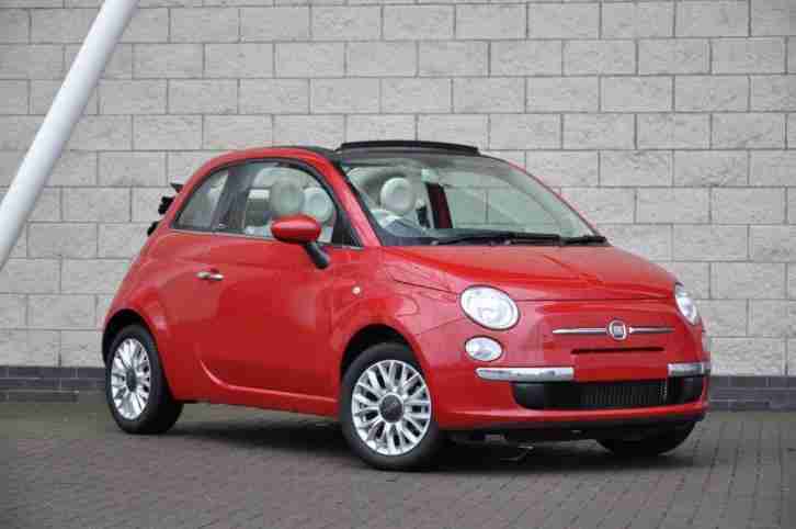 2016 Fiat 500 C POP STAR Petrol red Manual