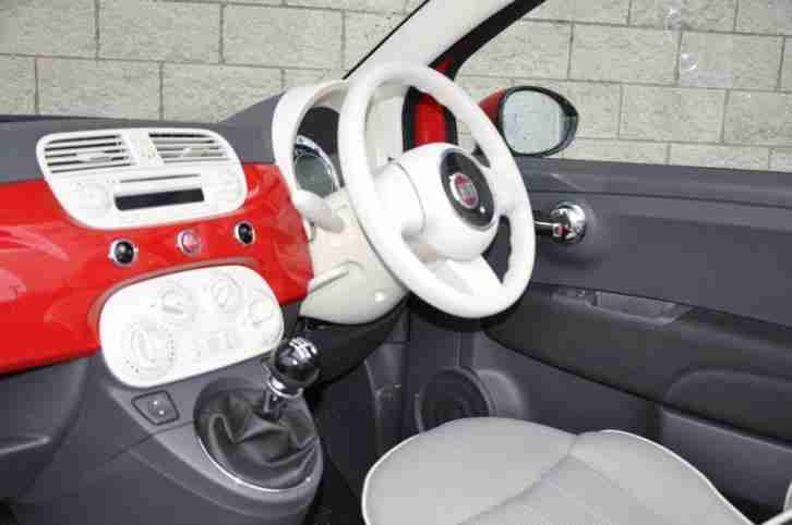 2016 Fiat 500 C POP STAR Petrol red Manual