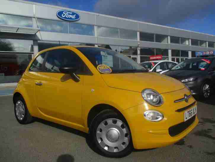 2016 Fiat 500 POP 1.2 3Dr, 30 Road Tax, up to 65.7mpg, Start and Stop Technology