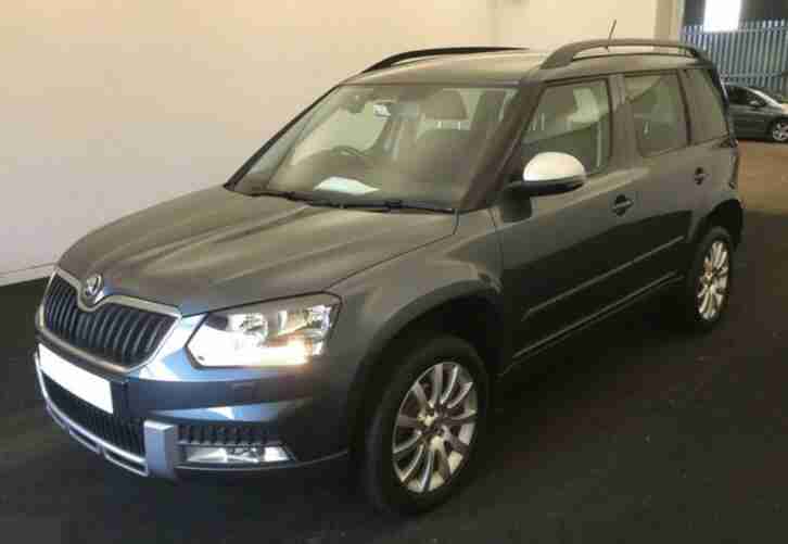 2016 GREY SKODA YETI OUTDOOR 1.2 TSI 110 SE DSG AUTO ESTATE CAR FINANCE FR £50PW