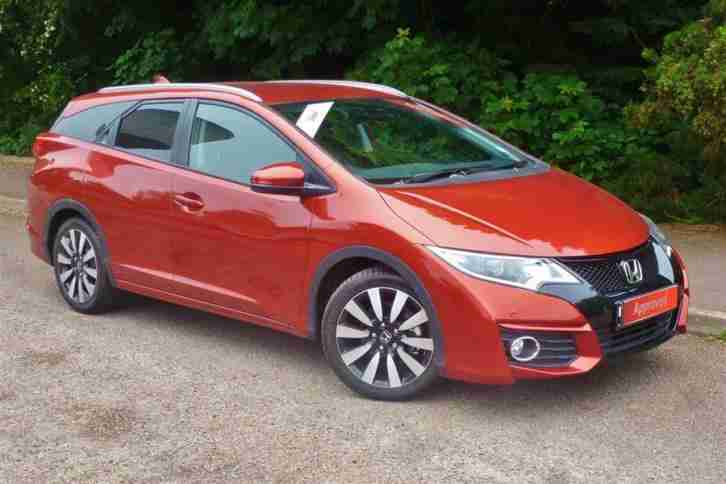 2016 Honda Civic 1.6 i-DTEC SR Diesel red Manual