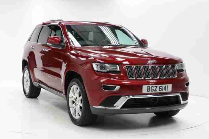 2016 Jeep Grand Cherokee 3.0 CRD Summit 5dr Auto Diesel red Automatic