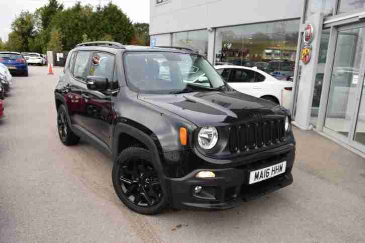 2016 Jeep Renegade 1.6 E-TorQ Dawn of Justice (s/s) 5dr Petrol black Manual