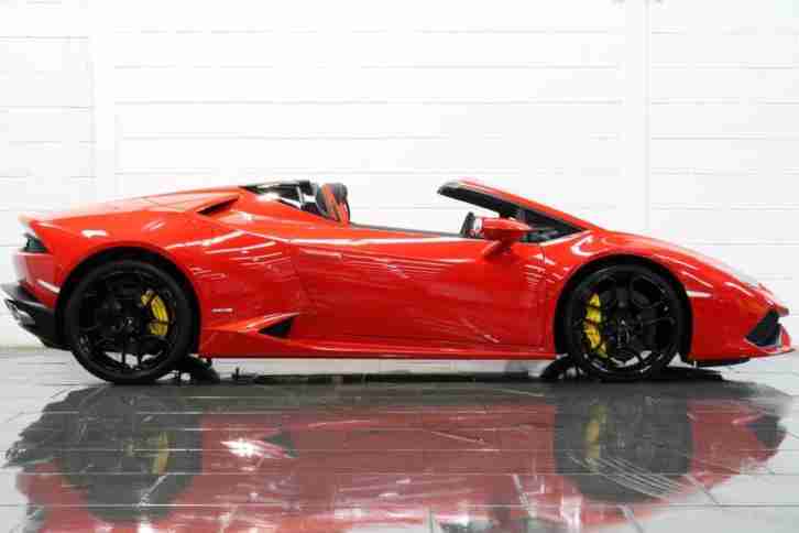 2016 Lamborghini Huracan LP 610-4 Spyder Auto Petrol red Semi Auto
