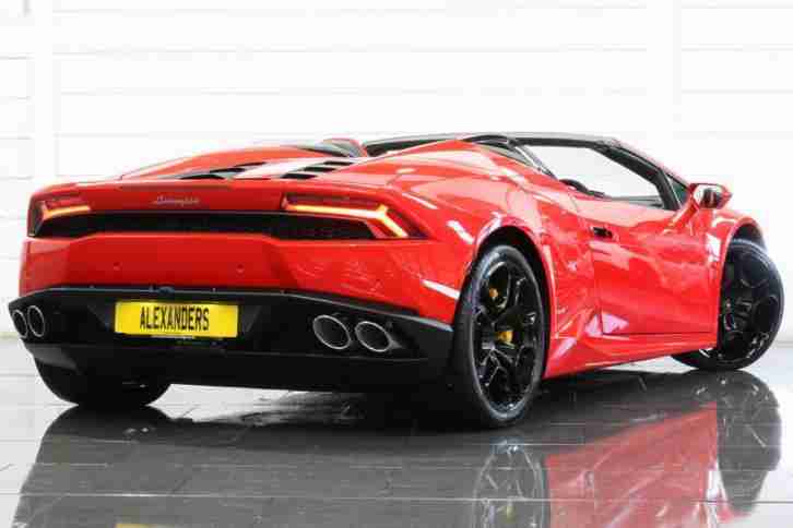 2016 Lamborghini Huracan LP 610-4 Spyder Auto Petrol red Semi Auto