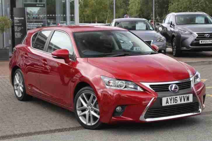 2016 CT 1.8 Advance PETROL ELECTRIC red