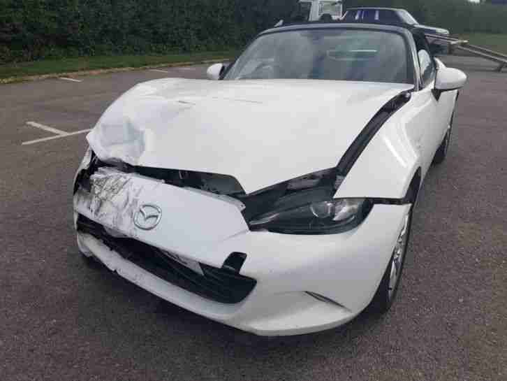 2016 MAZDA MX5 SE CONVERTIBLE DAMAGE SALVAGE DRIVES