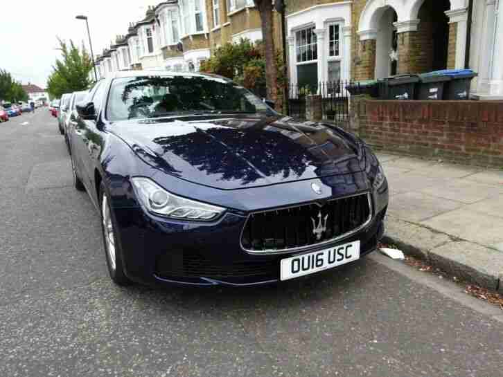 2016 Maserati Ghibli V6d Auto (luxury pack), HPI clear, 21k miles, blue Passione