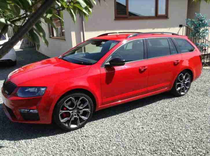 2016 SKODA OCTAVIA VRS 2.0 TSI CORRIDA RED 5DR ESTATE