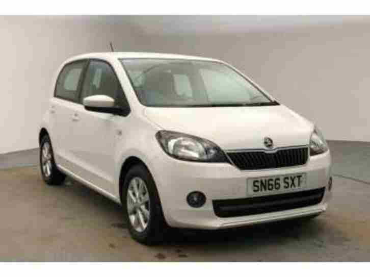 2016 Skoda Citigo 1.0 MPI (75PS) SE L GreenTech Hatchback 5Dr Petrol white Manua