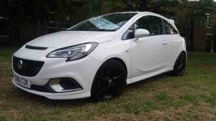 2016 WHITE VAUXHALL CORSA 1,6 T VXR PETROL 3 DOOR