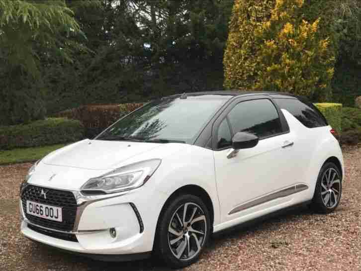 2016 CITROEN DS3 CABRIO PRESTIGE PURETECH 1.2 TURBO 130 BHP BLACK PACK EDITION