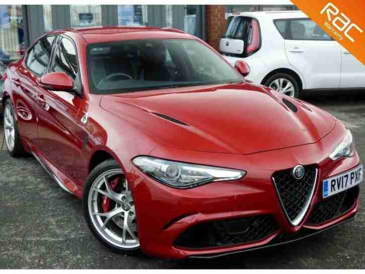 2017 17 ALFA ROMEO GIULIA 2.9 V6 BITURBO QUADRIFOGLIO 4D 503 BHP! FINANCE AVAIL