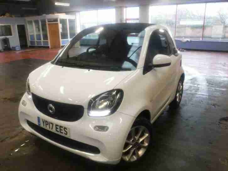 2017 17 SMART FORTWO 1.0 PASSION PREMIUM 2DOOR COUPE WHITE PETROL AUTO 71 BHP