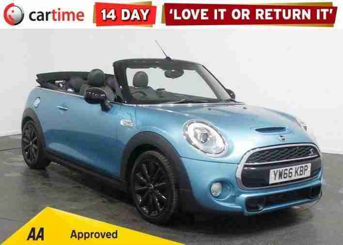 2017 66 MINI CONVERTIBLE 2.0 COOPER S 2D 189 BHP