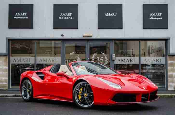 2017 (67) FERRARI 488 3.9 SPIDER 2DR SEMI AUTOMATIC