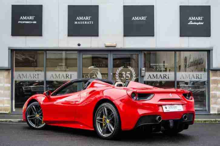 2017 (67) FERRARI 488 3.9 SPIDER 2DR SEMI AUTOMATIC