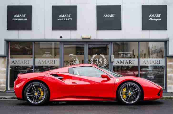 2017 (67) FERRARI 488 3.9 SPIDER 2DR SEMI AUTOMATIC