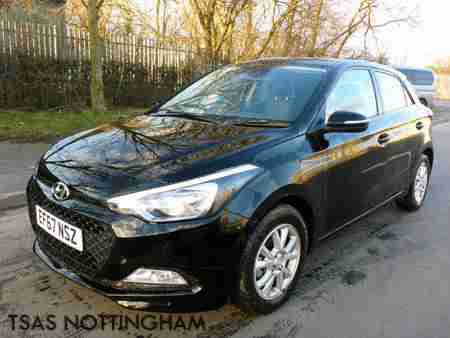 2017 67 Hyundai i20 SE 1.2 84 Black Damaged Salvage