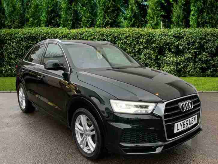 2017 Audi Q3 1.4 TFSi (150 PS) CoD S-Line Edition s/s 5dr SUV Petrol black Manua