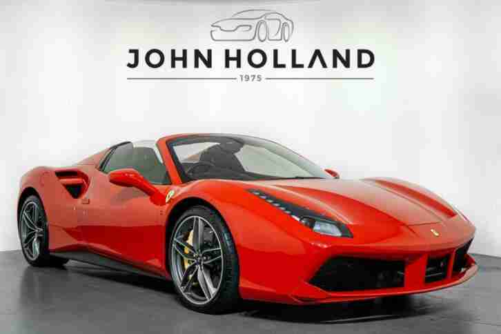 2017 Ferrari 488 3.9T V8 Spider F1 DCT (s/s) 2dr Petrol red Semi Auto