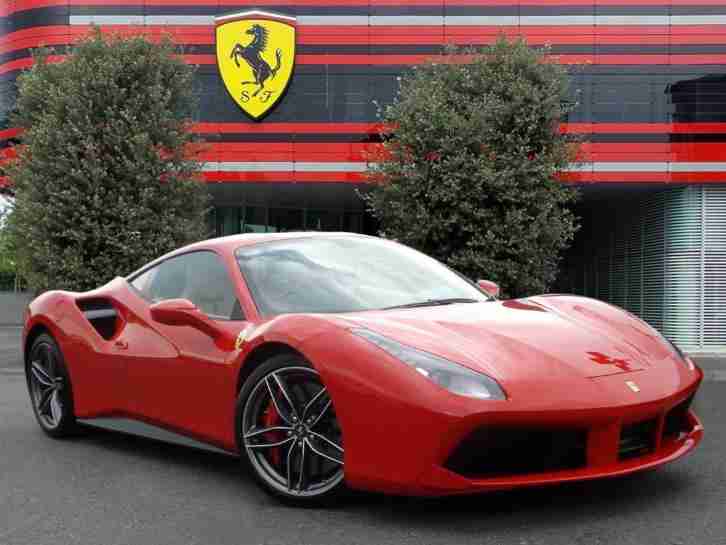 2017 Ferrari 488 GTB Petrol red Semi Auto