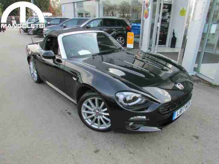 2017 Fiat 124 1.4 MultiAir Lusso Plus 2dr Petrol black Manual