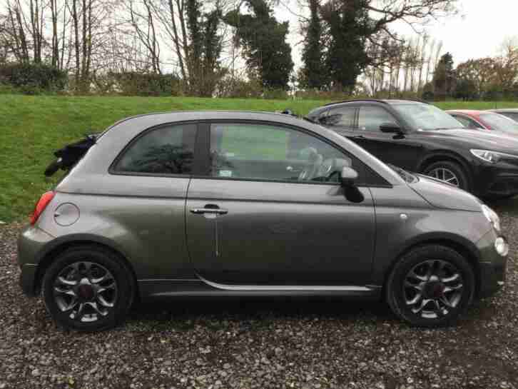 2017 Fiat 500 1.2 8V S Dualogic (s/s) 2dr Petrol grey Semi Auto