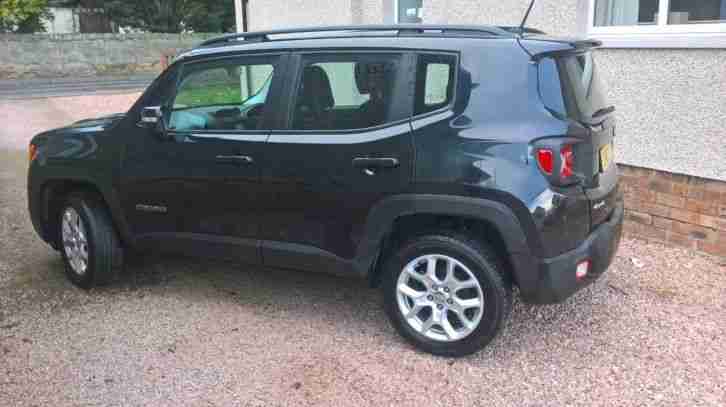 2017 Jeep Renegade Longitude 2.0 M-Jet 140. 4x4. Manual. Black.