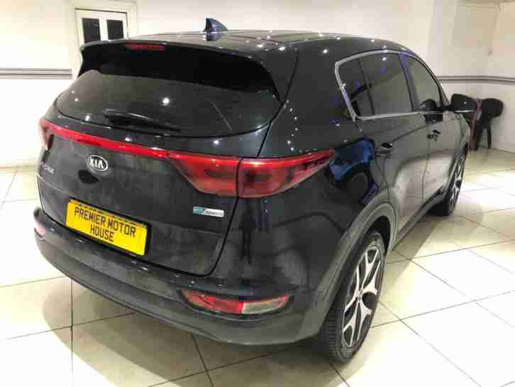 2017 KIA SPORTAGE 1 1.7 CRDI ISG DIESEL BLACK LOW MILEAGE TOP SPEC £30 ROAD TAX