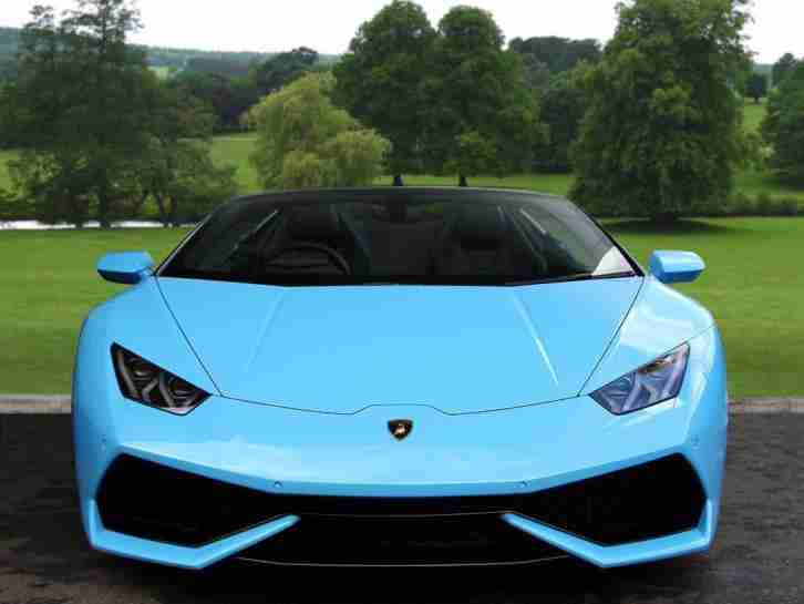 2017 Lamborghini Huracan LP 610-4 SPYDER Petrol blue Semi Auto