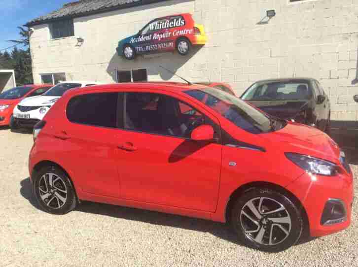 2018 “18” Damaged repairable Peugeot 108 Allure 1.2 Petrol 5 Door hatchback.