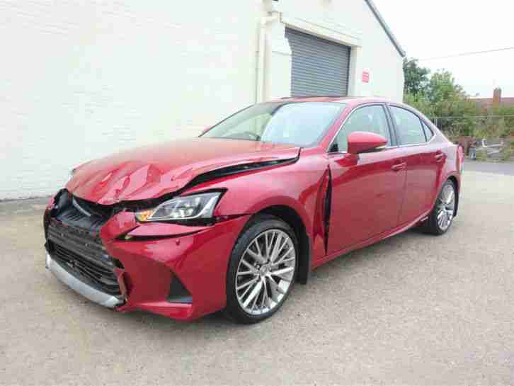 *2018 18 REG* LEXUS IS 300H PREMIER E-CVT HYBRID AUTO NEW SHAPE DAMAGED SALVAGE