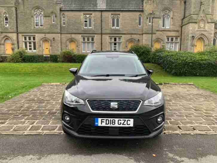 2018 18 REG SEAT ARONA SE TSI 1.0 PETROL MANUAL IN BLACK